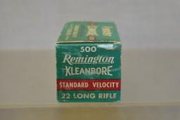 Collectible Ammo.  Remington, 22 cal, 500 Rds