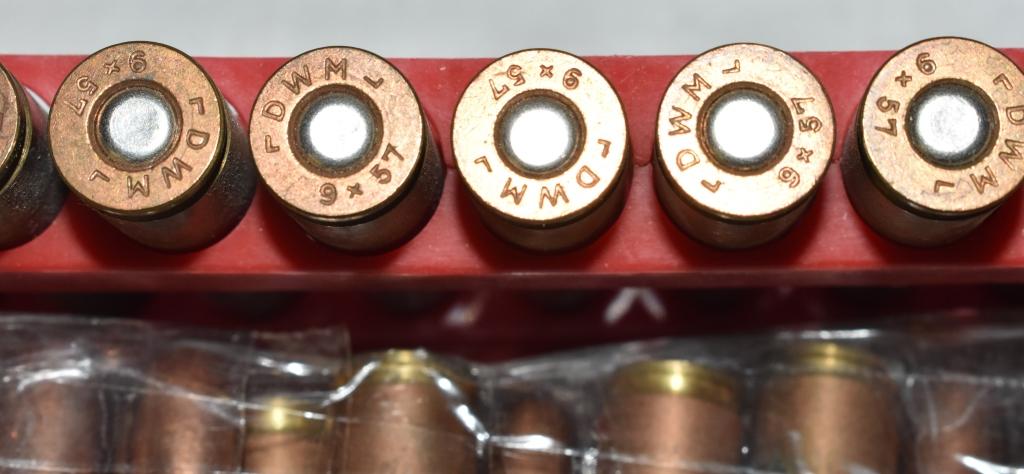 Ammo- 9 x 57 mm, 45 Rounds