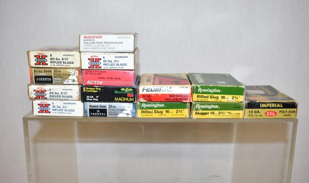 Collectible Ammo, 20 Gauage, 16 Gauge & 12 Gauge