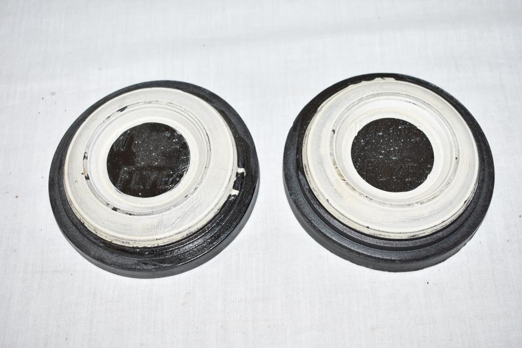 Two Collectible Clay Piegons