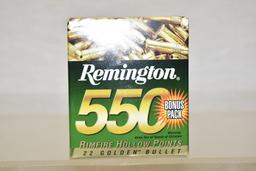 Ammo. 22 LR. Hollow Point. 550 Rds