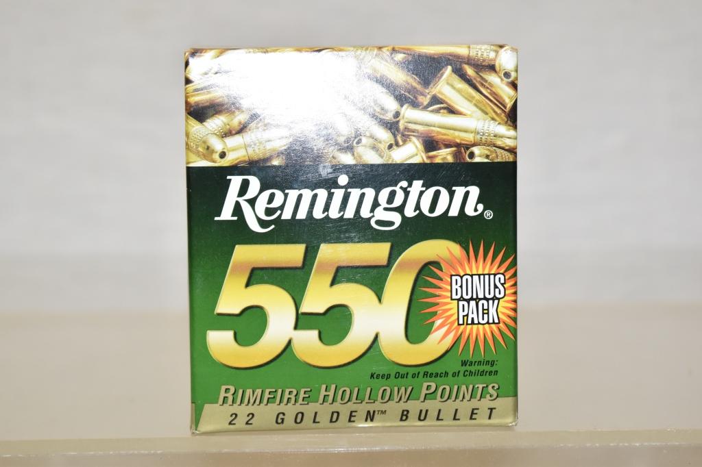 Ammo. 22 LR. Hollow Point. 550 Rds