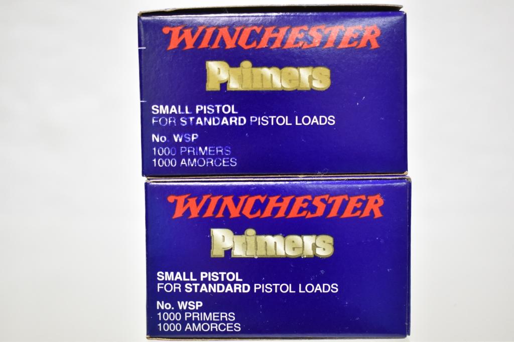 Small Pistol Primmers. 2000 Total