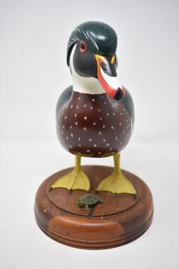 Vergle & Edna Hodge Carved Wood Duck