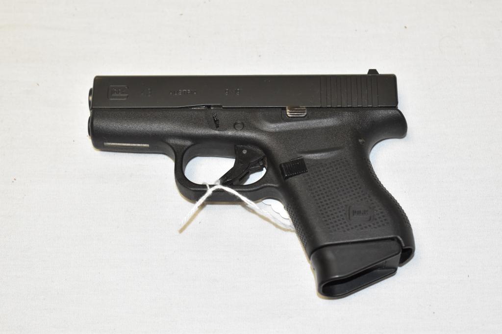 Gun. Glock Model 43  9mm cal. Pistol