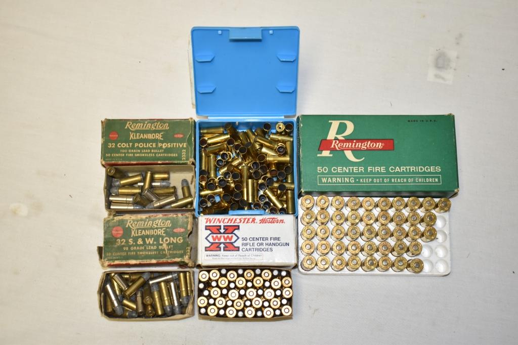 Ammo. 32 Colt, 32 S&W, 32/20, 45 Colt & 32 Brass