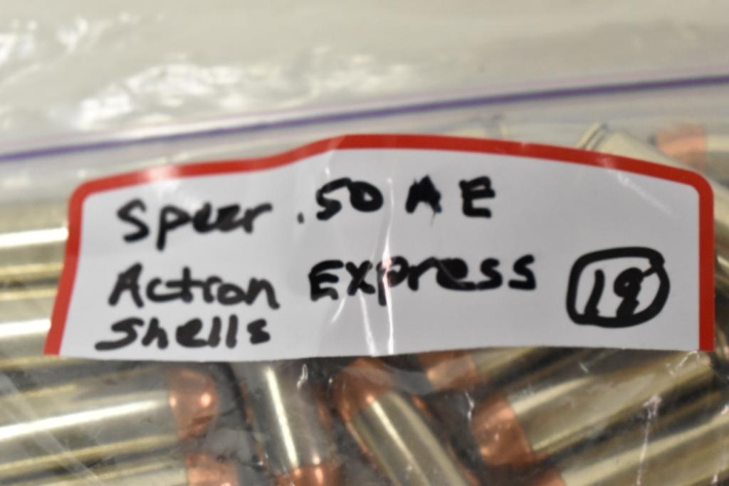 Ammo. 50 cal, Action Express, 19 Rds