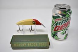 South Bend Fishing Lure with Meadow Brook Box