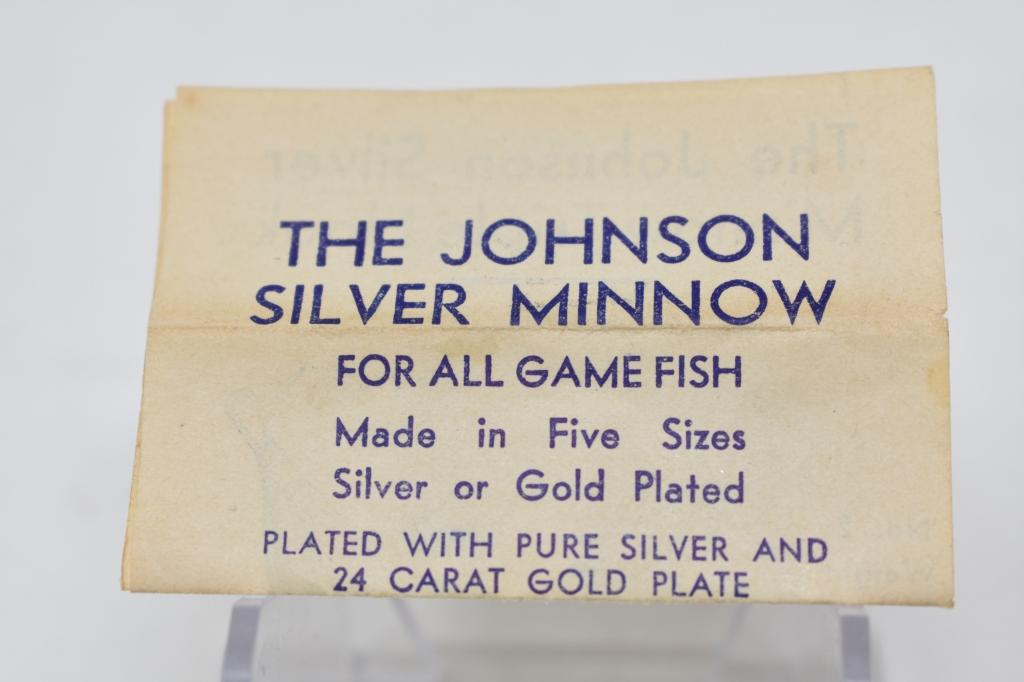 The Johnson Silver Minnow Fishing Lure
