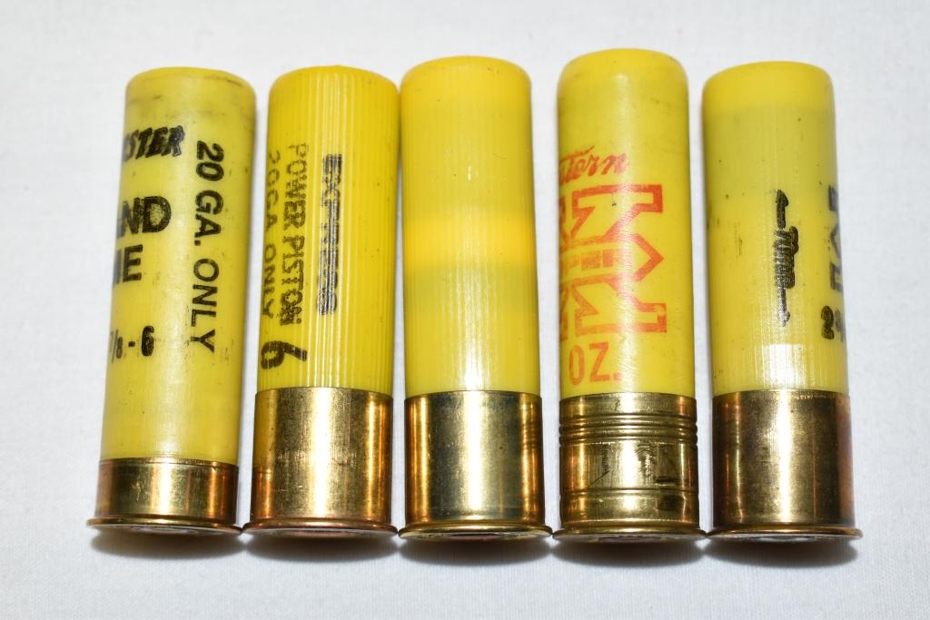 Ammo. 20 ga. 50 Rds, Slugs 40 Rds