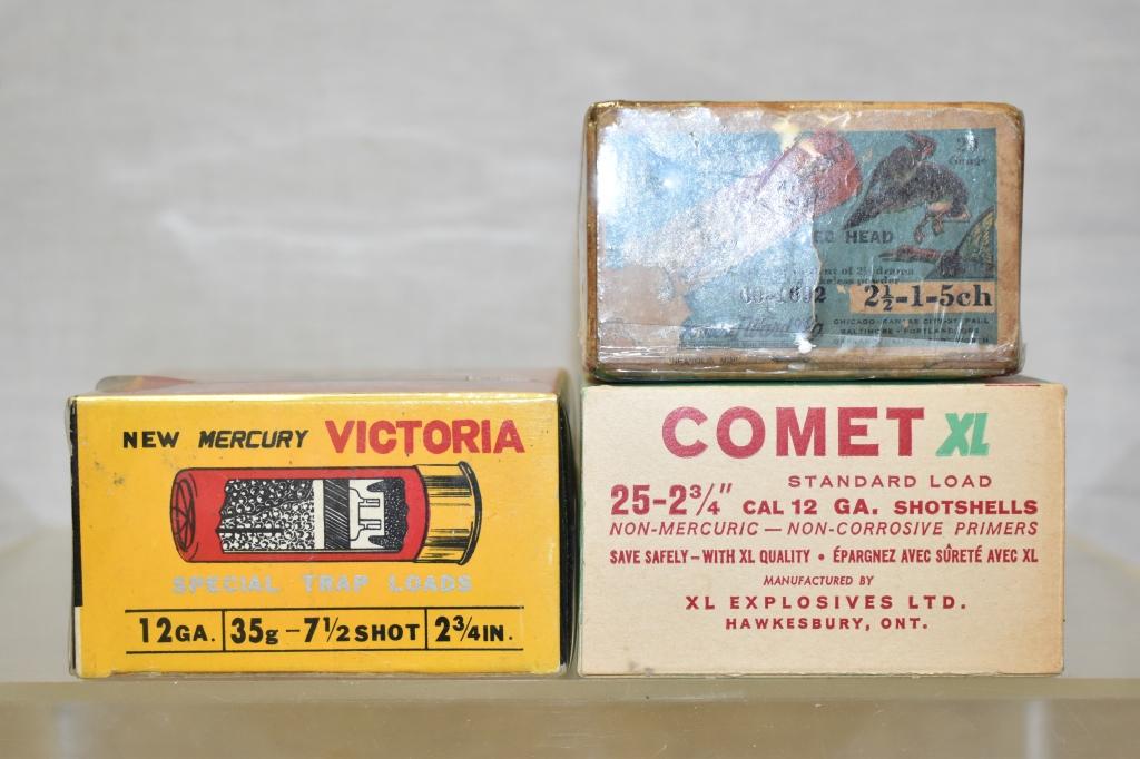 Collectible Ammo Boxes Only. 12 & 20 GA