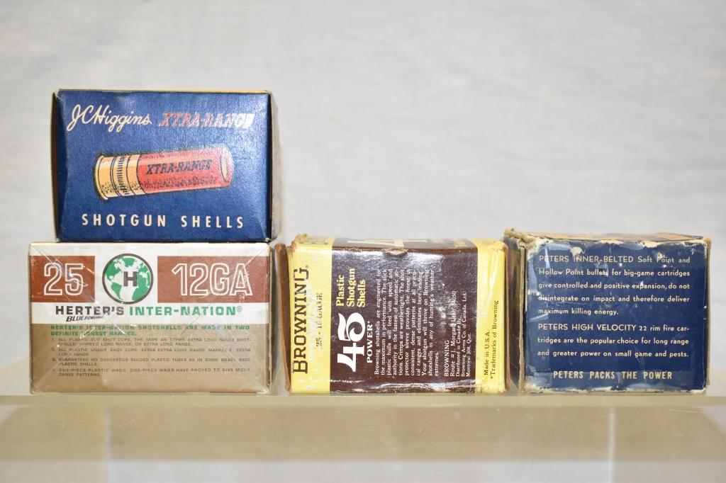 Collectible Ammo, 12, 16, 24 & 20 GA. Approx. 100 Rds