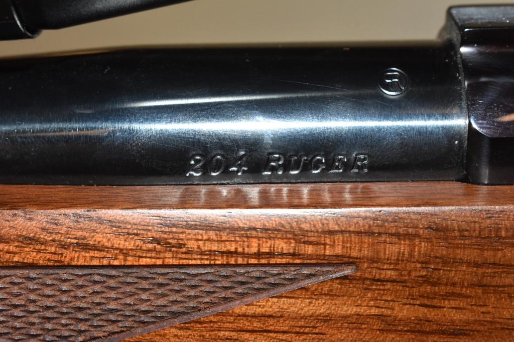 Gun. Ruger Model 77 MKII 204 cal Rifle