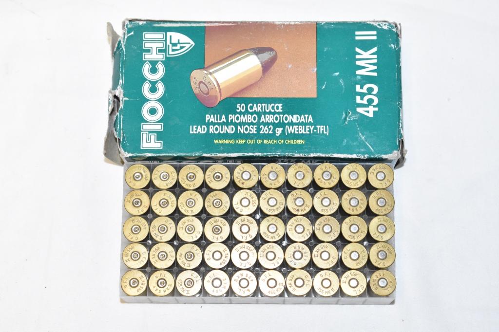 Ammo. 455 MKII. 32 Rds, 18 Brass