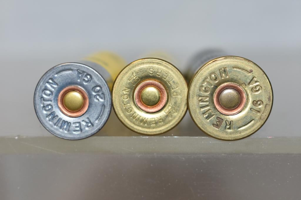 Ammo. 16 ga 25 Rds. 20 ga 70 Rds