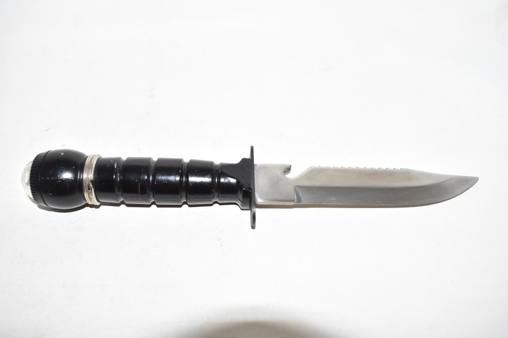 Three Fixed Blade Knives with Sheaths