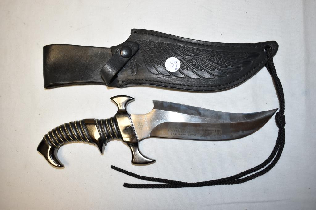 Two Large Hibben Fixed Blade Knives