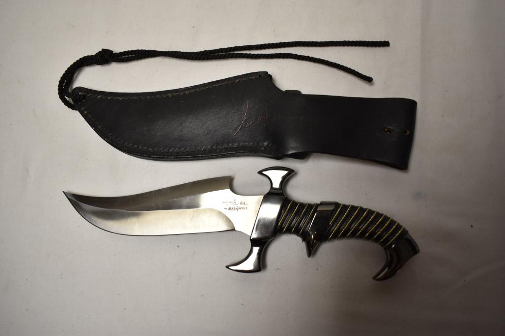 Two Large Hibben Fixed Blade Knives