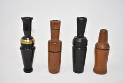 Four Duck Hunting Game Calls