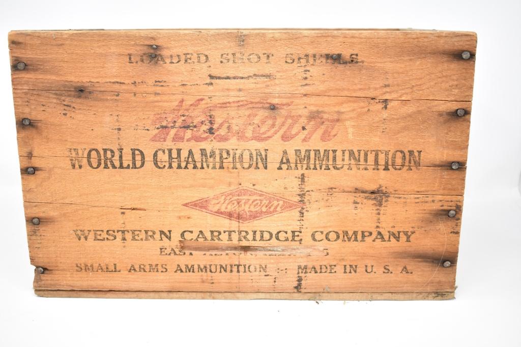 Western Xpert Collectible 12 GA Wooden Box