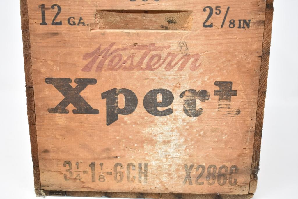 Western Xpert Collectible 12 GA Wooden Box