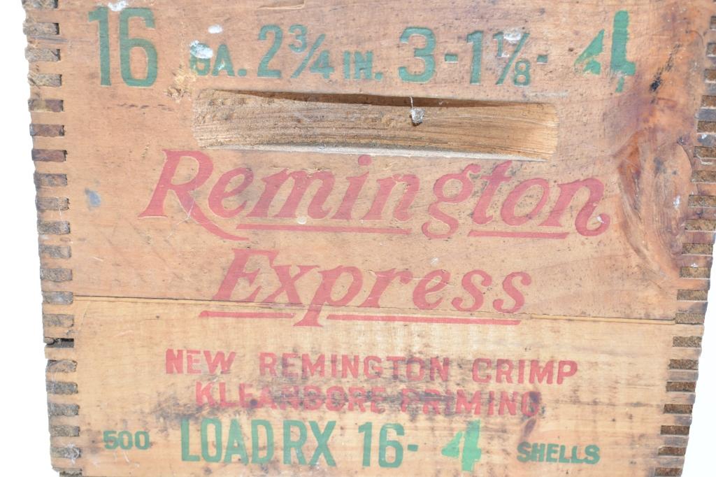 Remington Express Collectible 16 GA Wooden Box