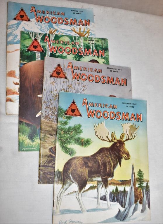 Four Hunting Books & Four Magazines