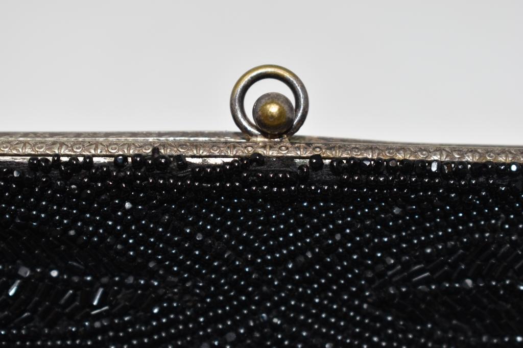 Two Vintage Micro Beaded Clutch Purses