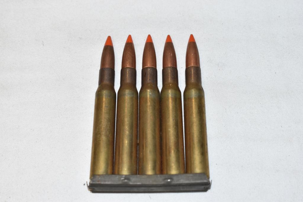 Ammo. 30-06 Tracers 35 Rnds in Stripper Clips
