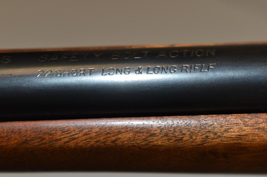 Gun. Iver Johnson Model X Safety 22 cal Rifle