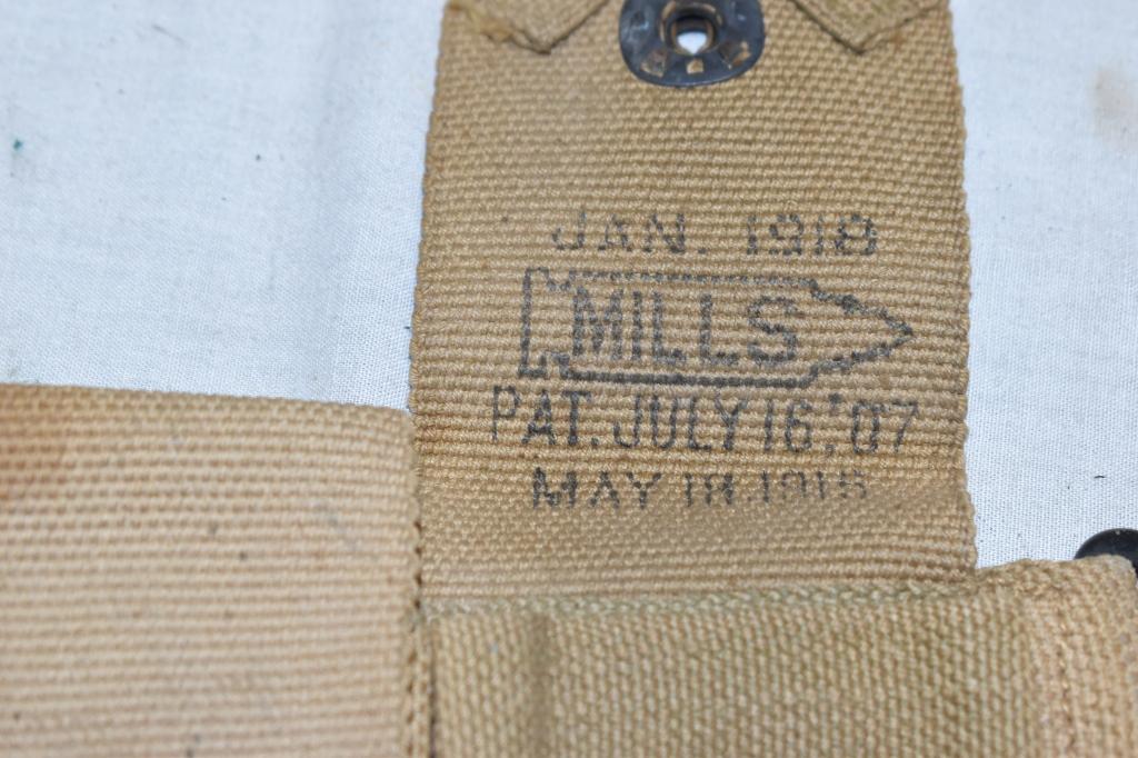 Military Mills 1918 & Boyt US Ammo Belts