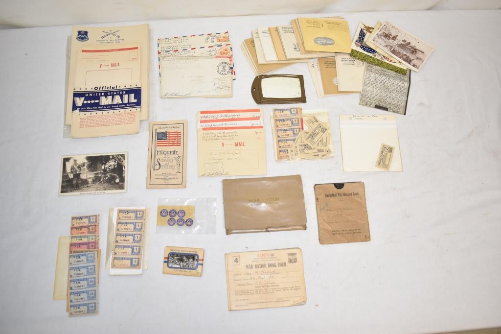 Assorted WWII & WWI Ephemera