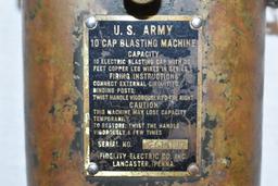 WWII Ca. 1942 10 Cap Blasting Machine