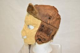 US WWII Aviator High Altitude Helmet & Face Mask