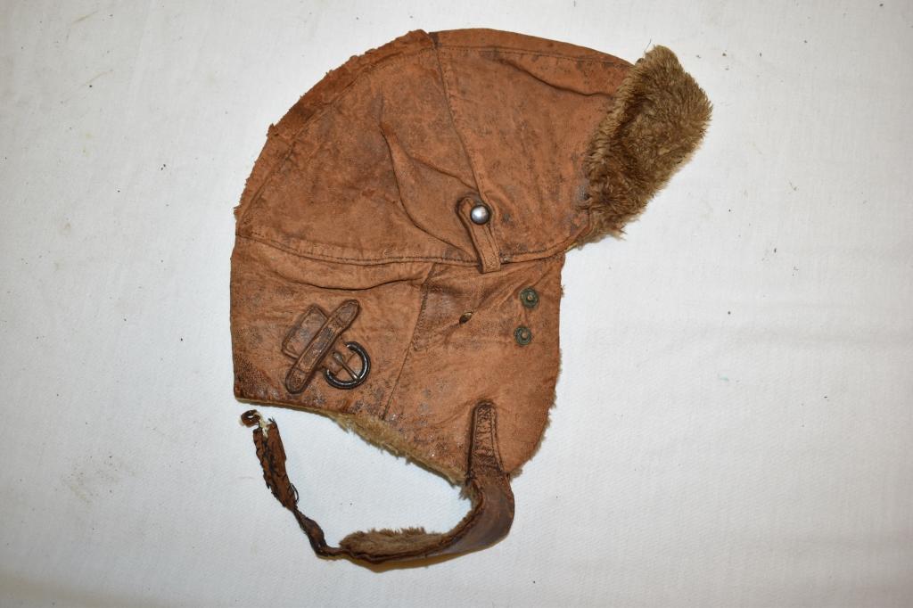 US WWII Aviator High Altitude Helmet & Face Mask