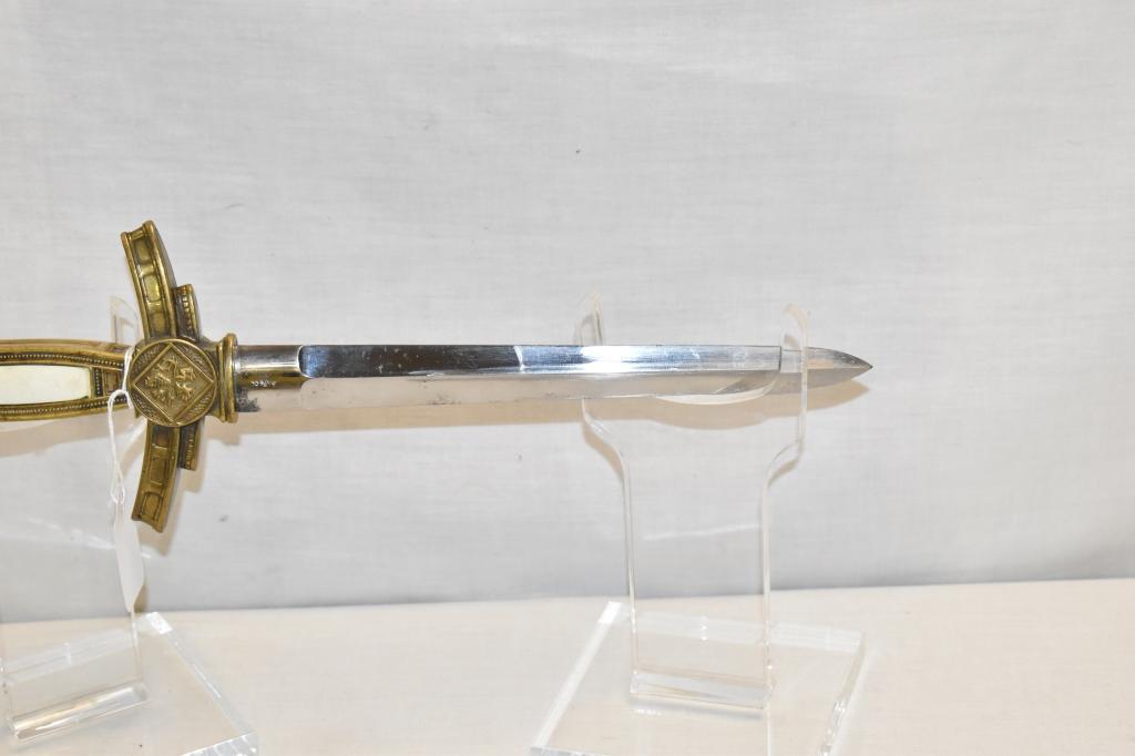 Czech Air Force Dress Dagger, Scabbard & Hanger