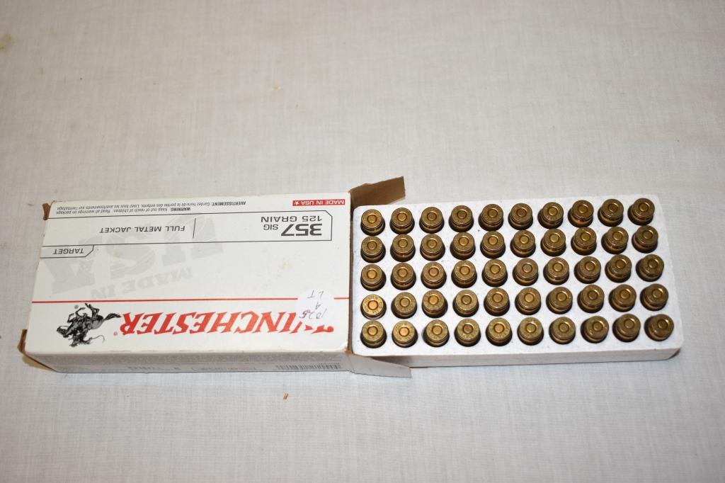 Ammo. 357 Sig. 50 Rds