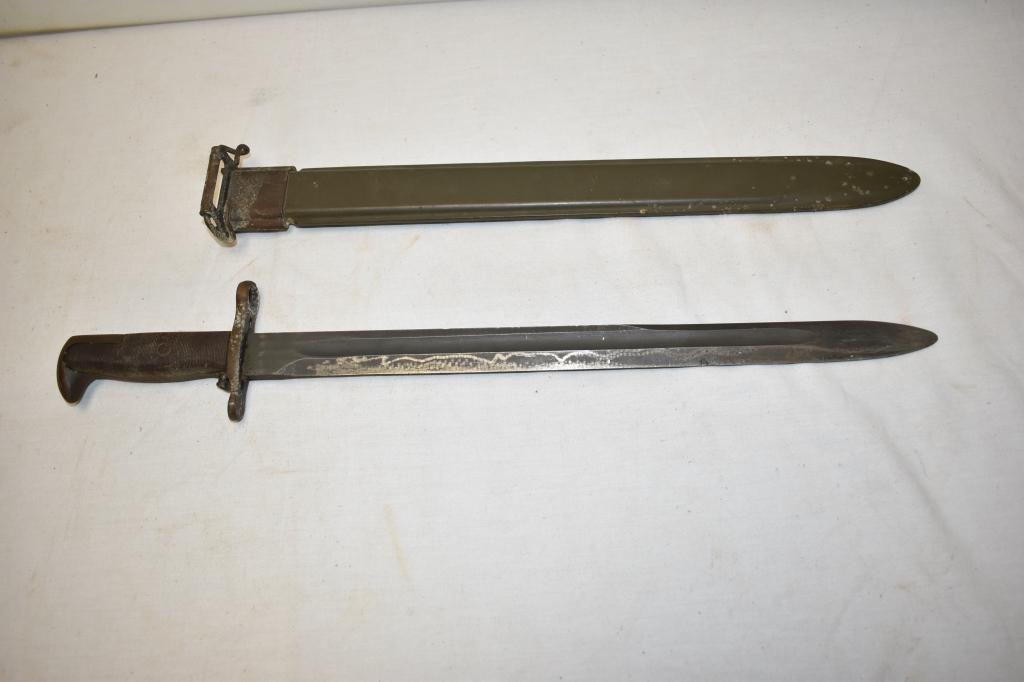 WWII Bayonet and Scabbard