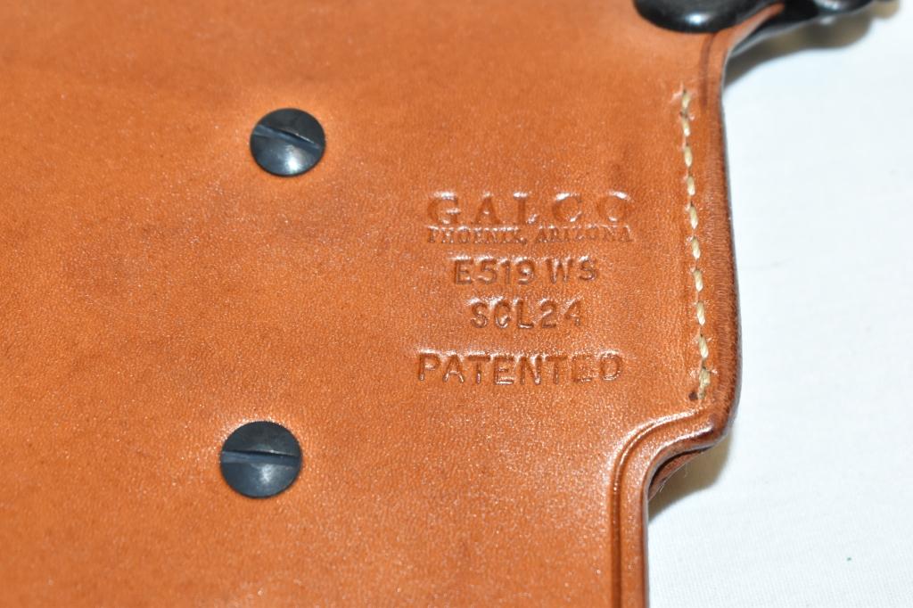 Three Leather Shoulder Holsters