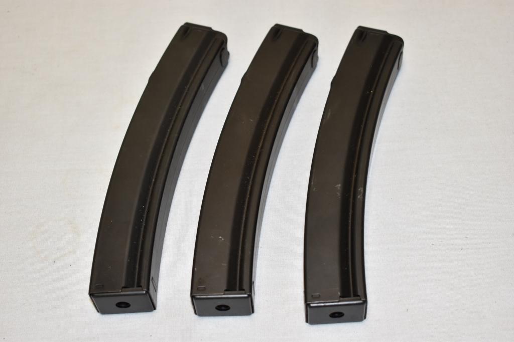 Three H&K 9MM Gov Magazines