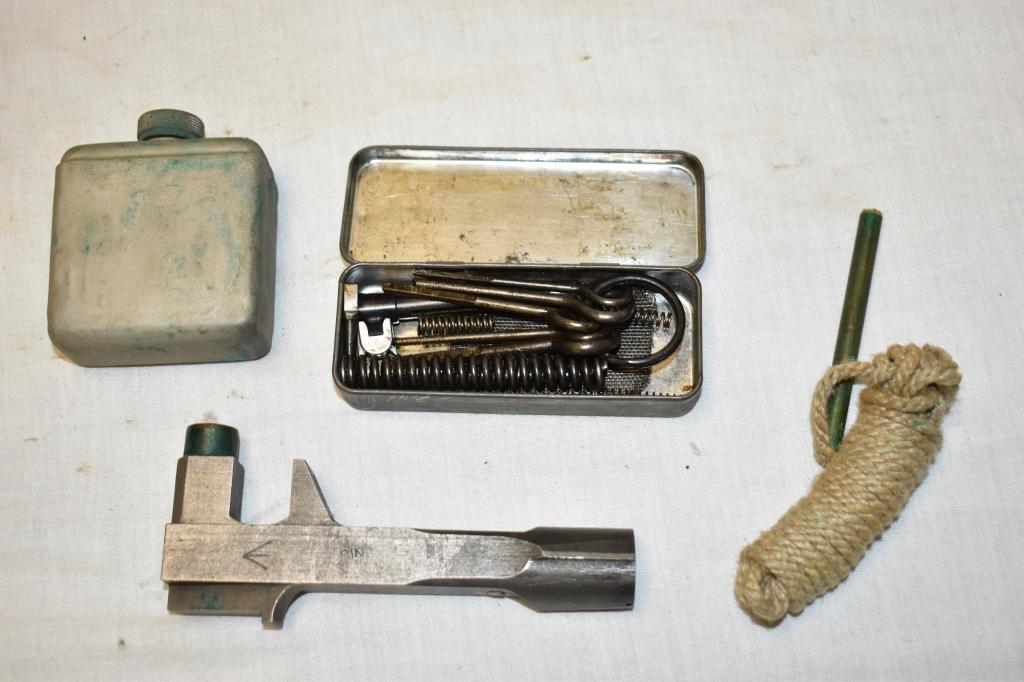 2 WWII British Bren Machine Gun Tool Pouch w/ Some Tools