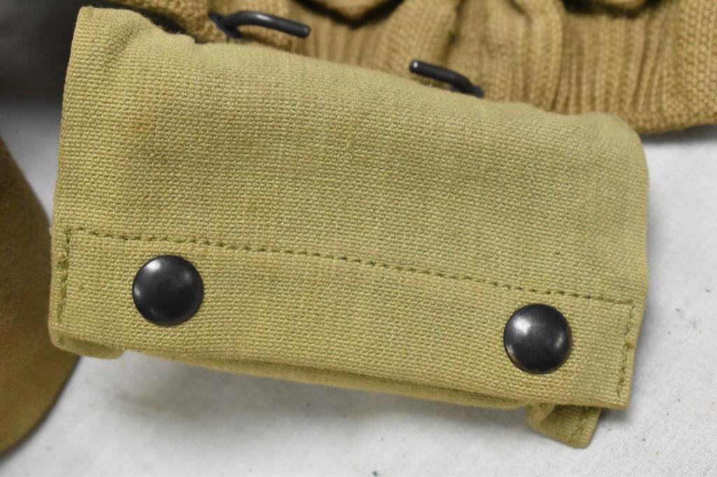 WWI Ammo Belt, Canteen & First Aid Kit