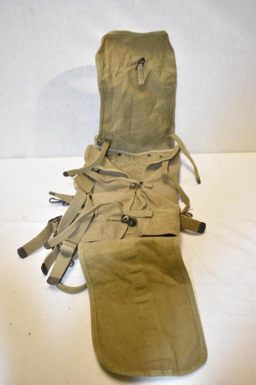 WWI / WWII Five Military Canvas Bags