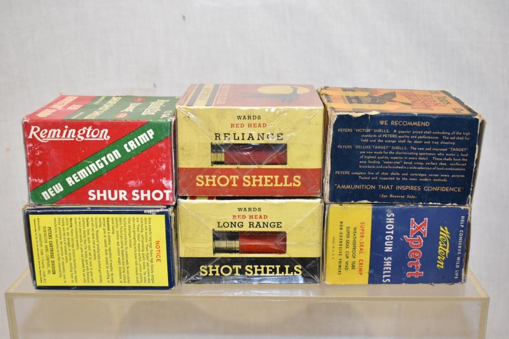 Collectible Ammo Boxes Only 12 GA.