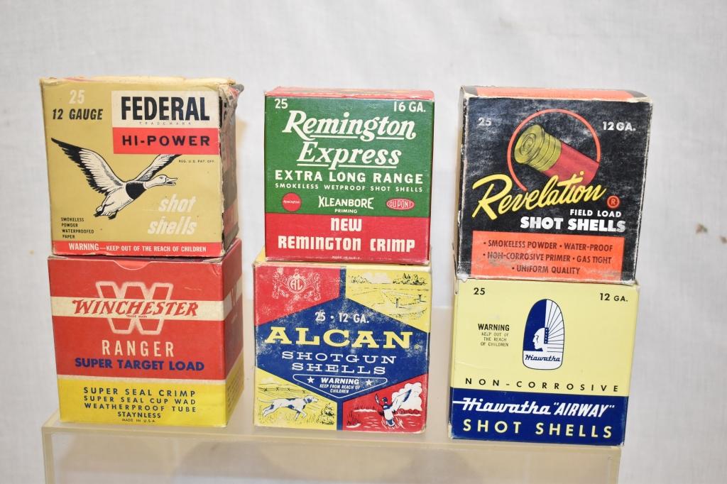 Collectible Ammo Boxes Only 12 GA