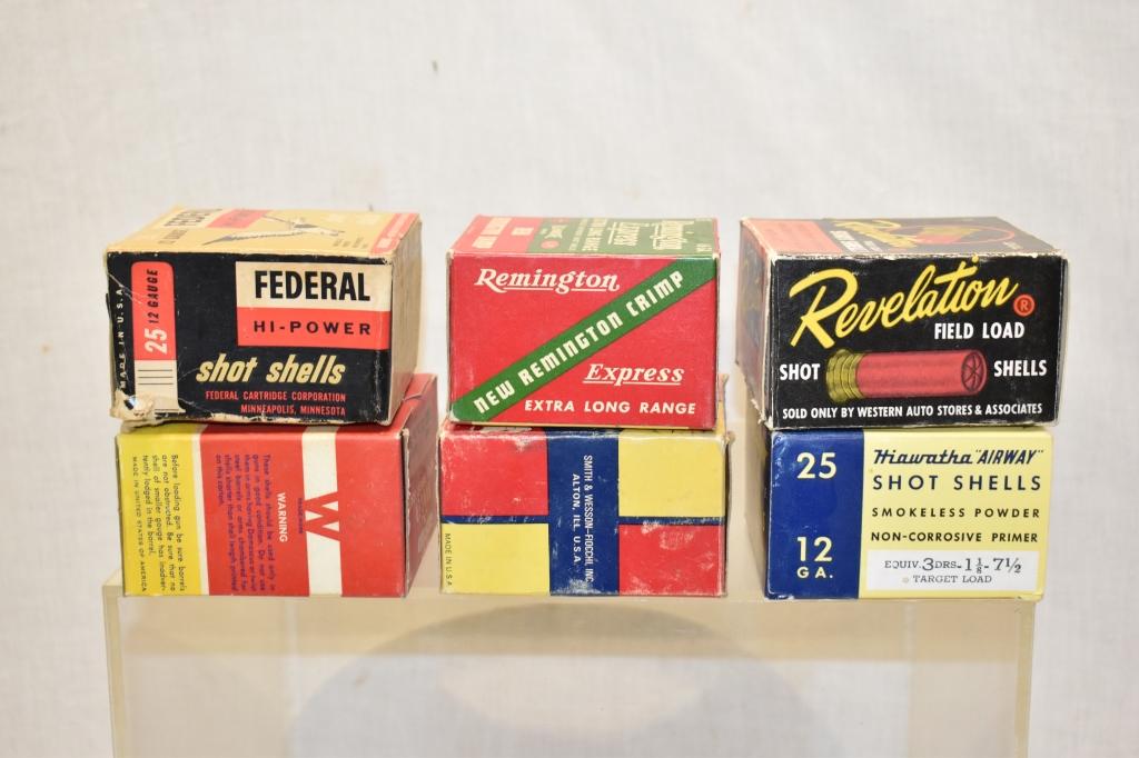 Collectible Ammo Boxes Only 12 GA