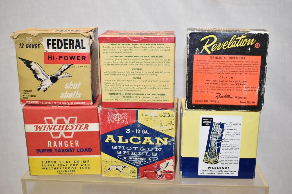Collectible Ammo Boxes Only 12 GA