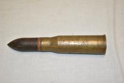 WWII Aleutian Campaign Projectile Casing