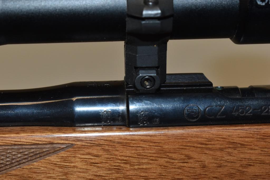 Gun. CZ Model 452-2E-ZKM 17 cal Rifle