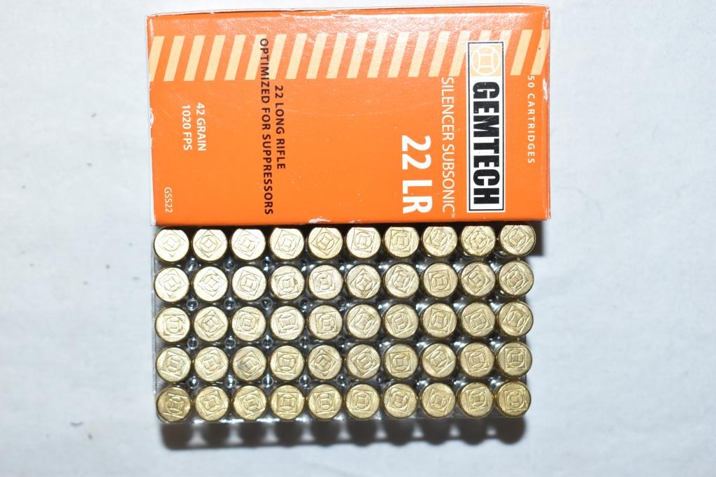 Ammo. 22 LR. 500 Rds